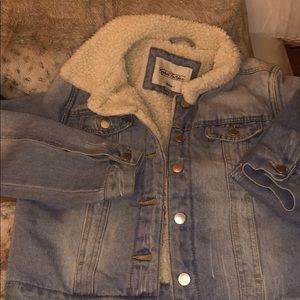 Medium Jean Sherpa lined jacket